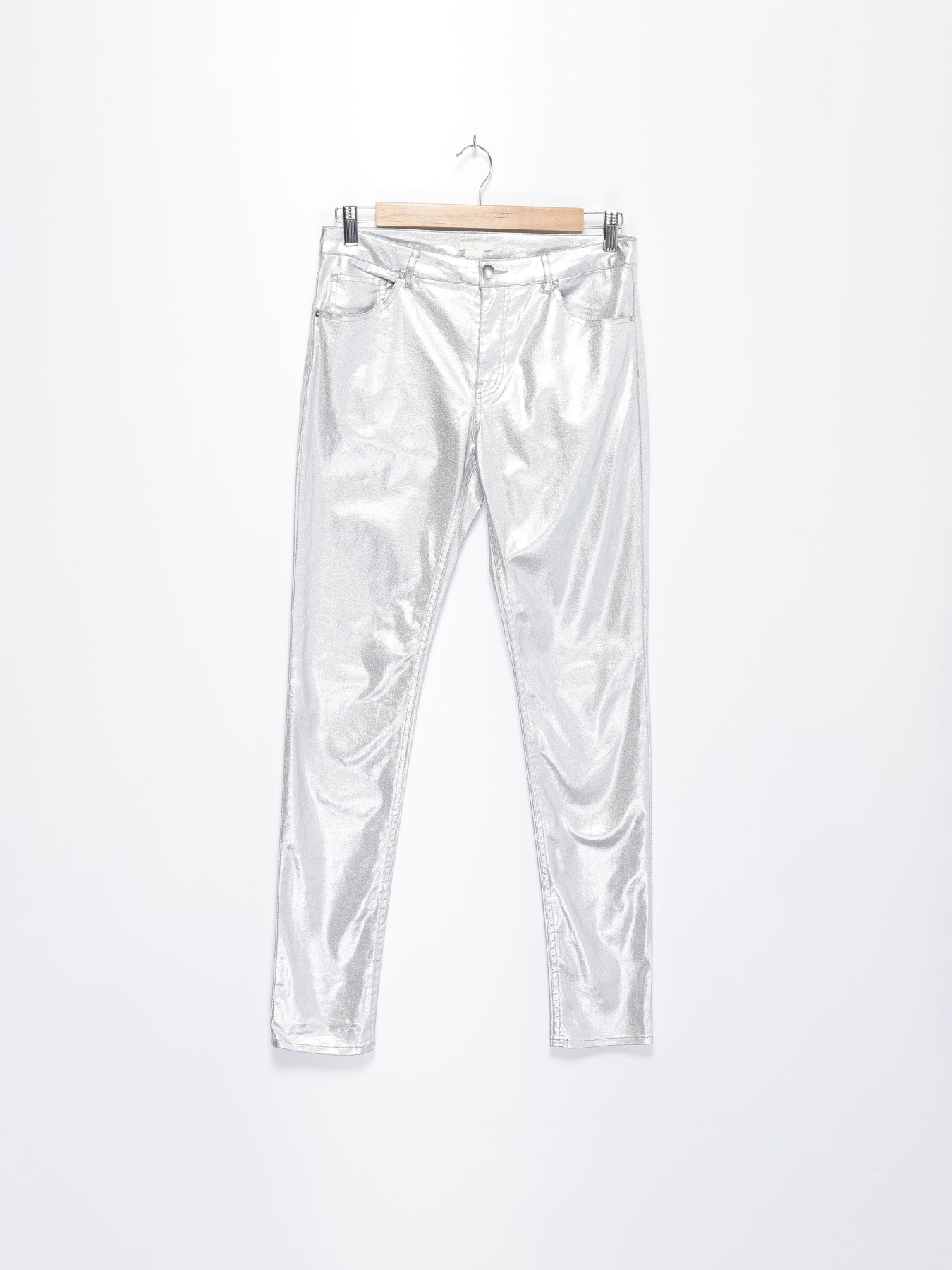 Брюки повседневные H&M модель 0428517_срібний Фото