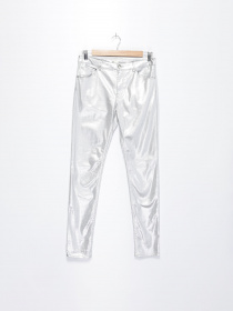 Брюки повседневные H&M модель 0428517_срібний Фото