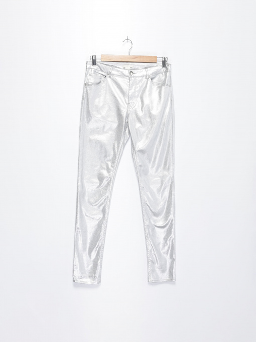 Брюки повседневные H&M модель 0428517_срібний Фото