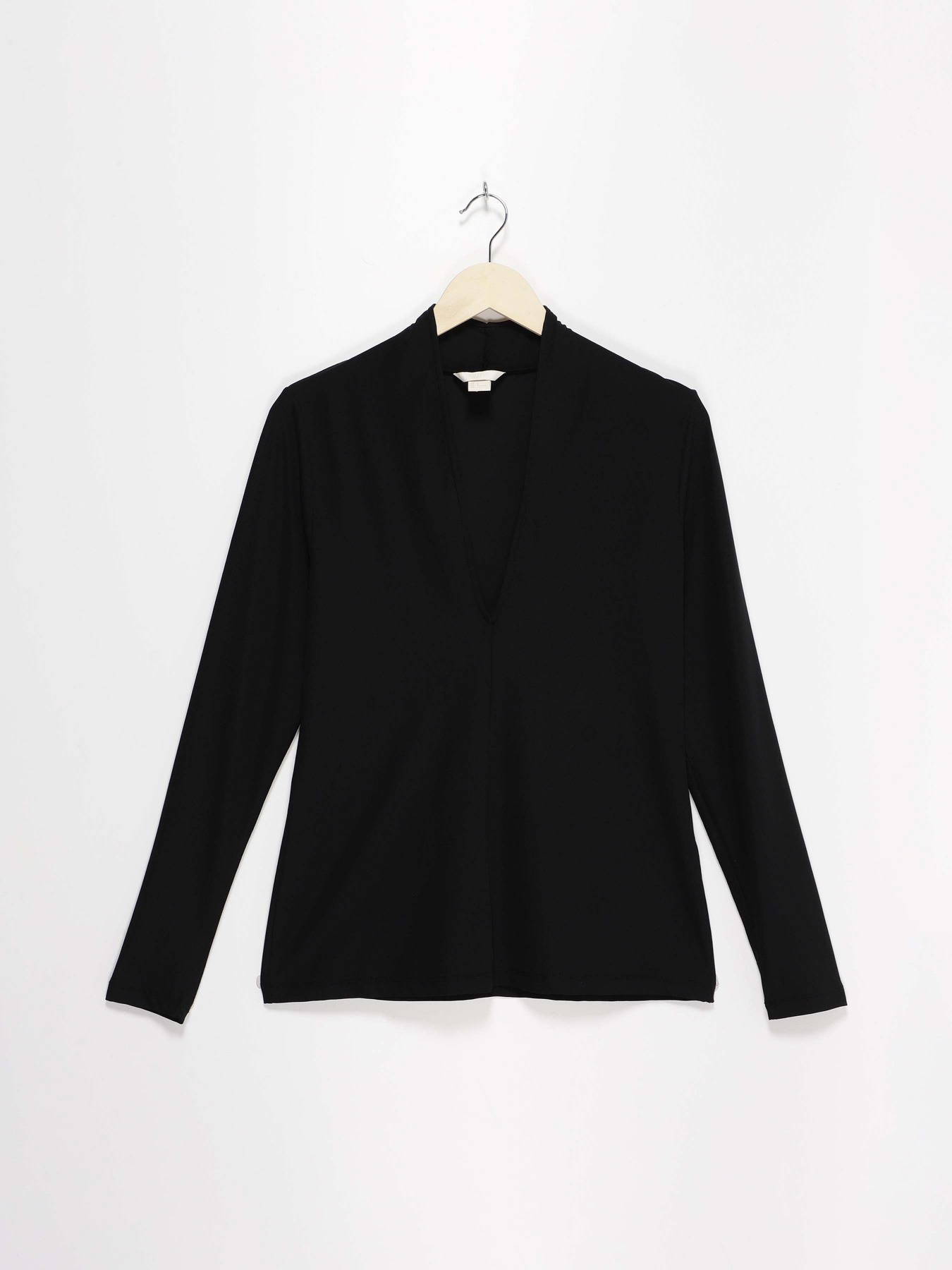 Лонгслив H&M модель 0428908_чорний Фото