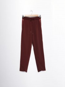 Повсякденні штани H&M модель 0429447_бордовий Фото