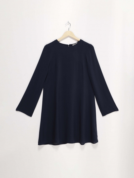 Платье мини H&M модель 0431101_т.синій Фото