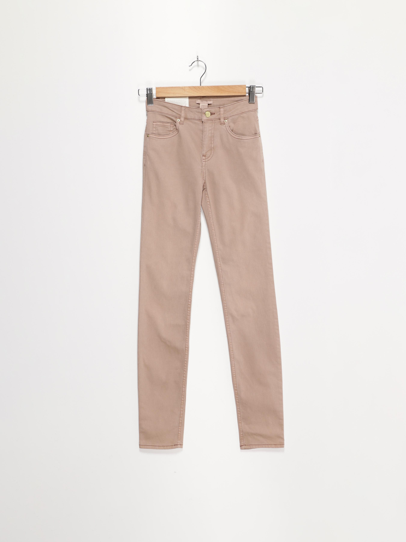 Брюки повседневные H&M модель 0434429_бежевий Фото