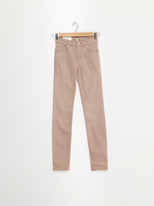 Брюки повседневные H&M модель 0434429_бежевий Фото