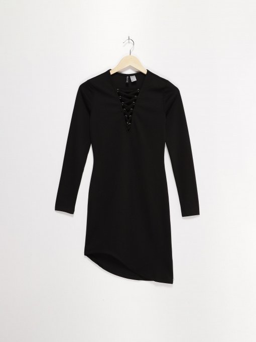 Сукня міні H&M модель 0436250_чорний Фото