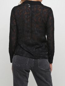 Блуза H&M модель 0438171_чорний Фото