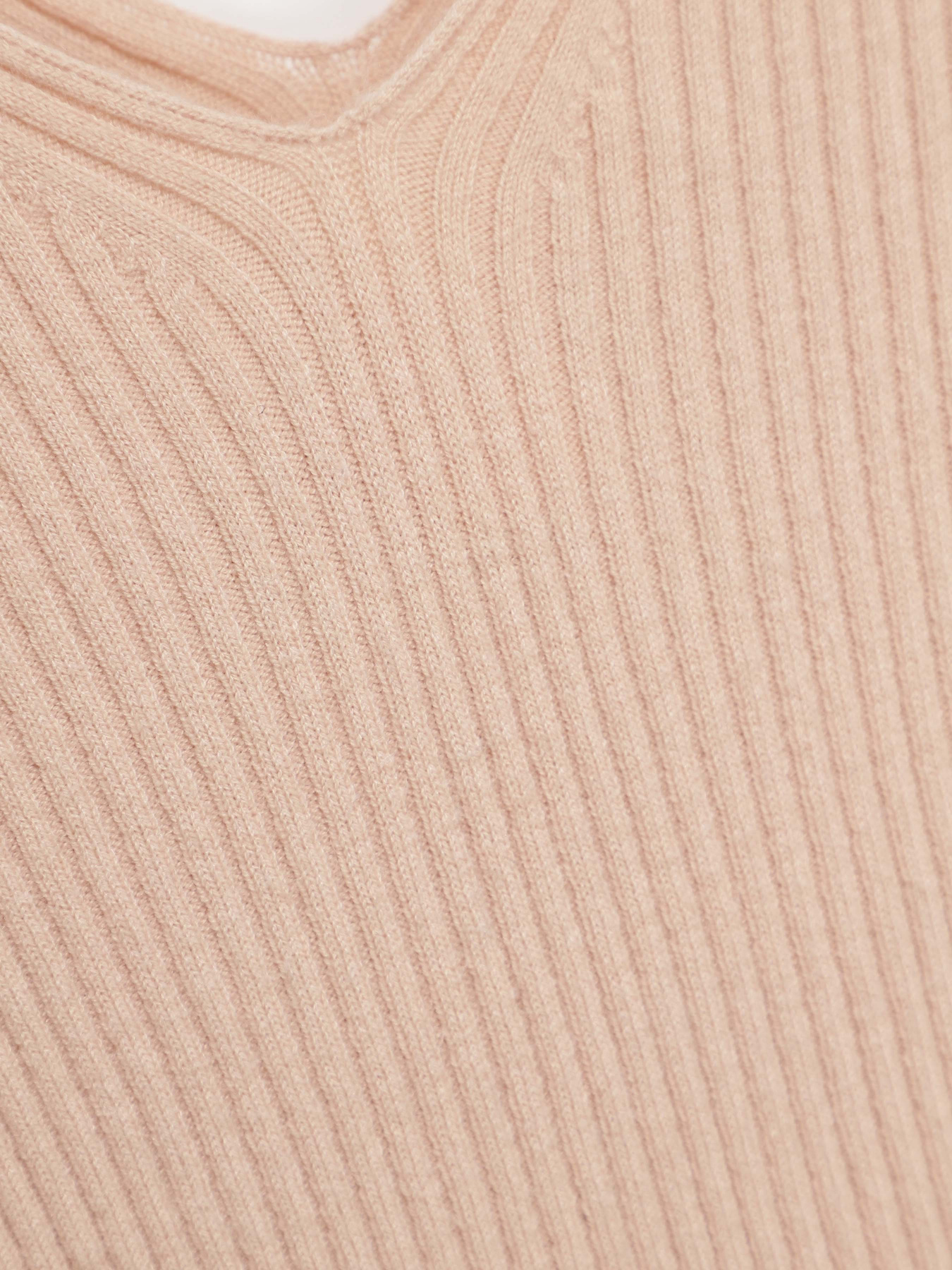 Лонгслив H&M модель 0442179_бежевий Фото