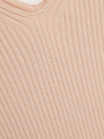 Лонгслив H&M модель 0442179_бежевий Фото