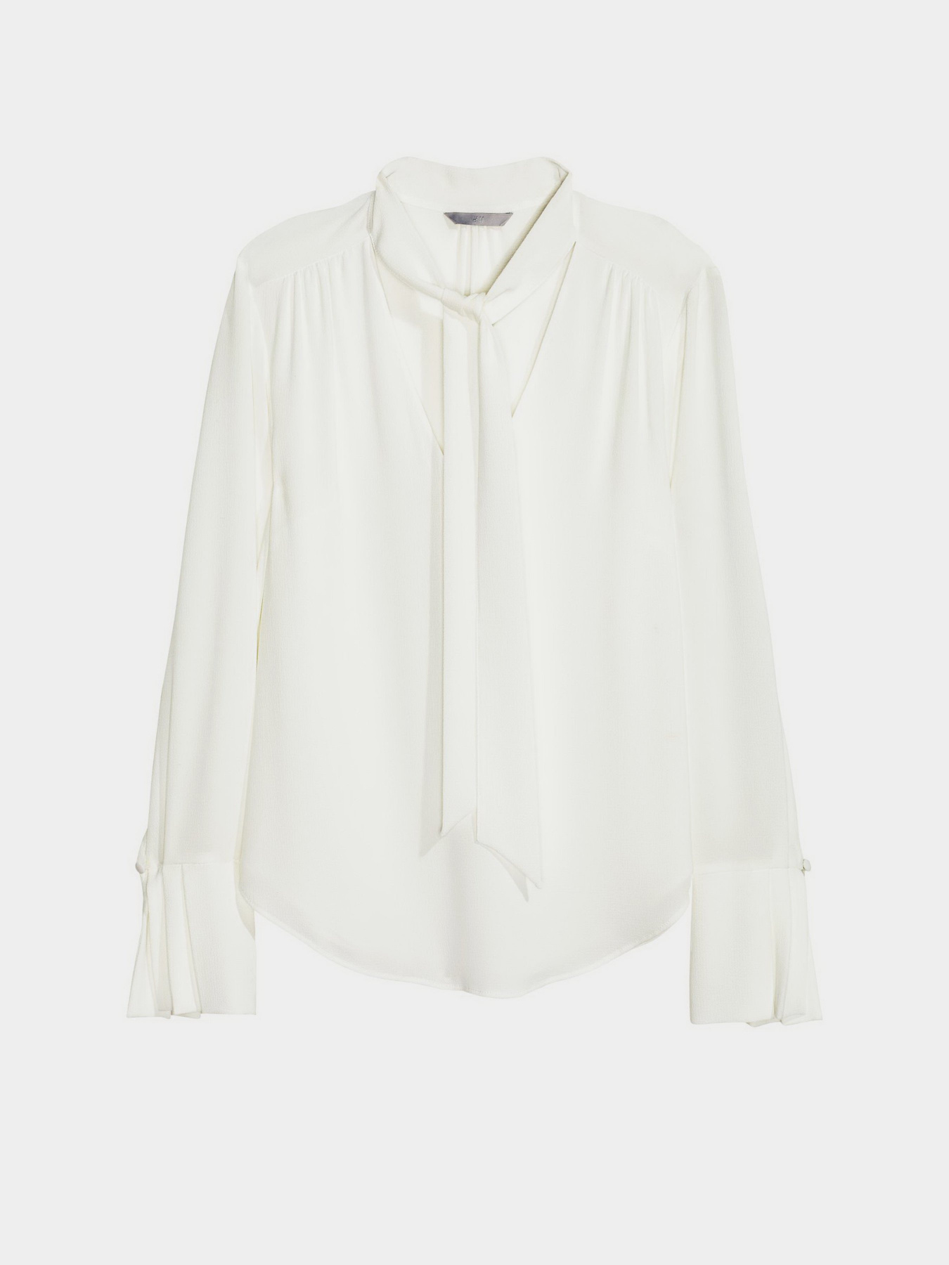 Блуза H&M модель 0442191_білий Фото