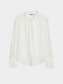 Блуза H&M модель 0442191_білий Фото