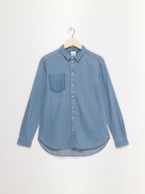 Рубашка H&M модель 0445885_синій Фото