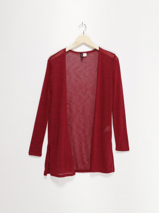 Кардиган H&M Модель 0446224_бордовий Фото