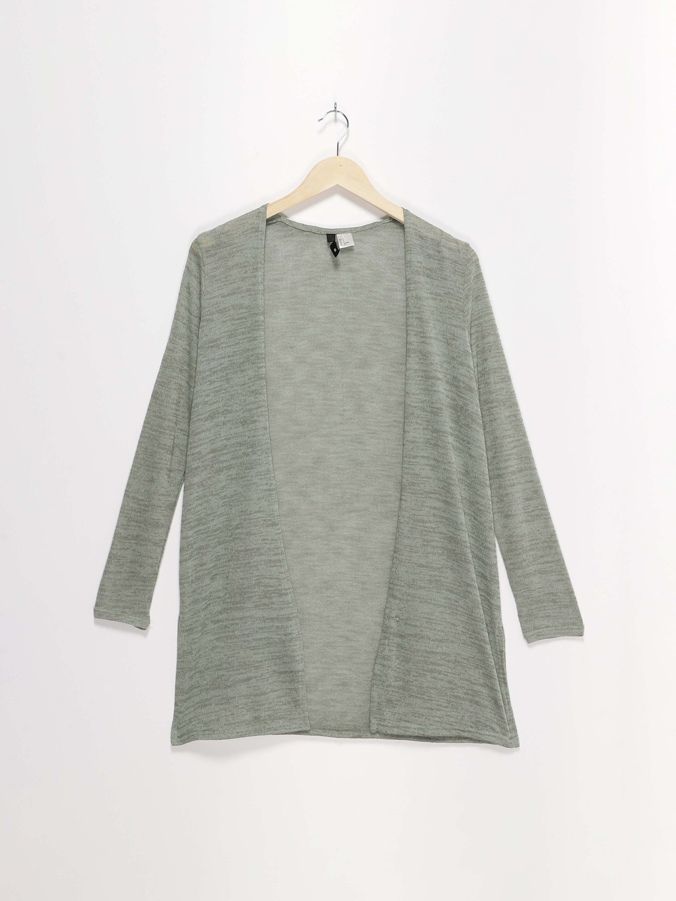 Кардиган H&M модель 0446224_с.оливковий комб. Фото