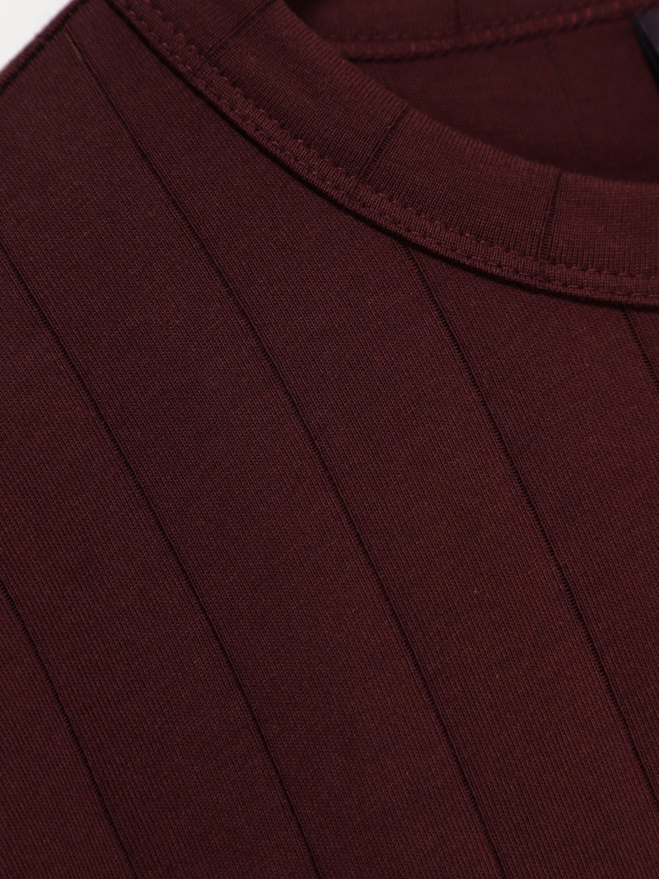 Футболка H&M модель 0456207_т.бордовий Футболка H&M модель 0456207_т.бордовий Фото