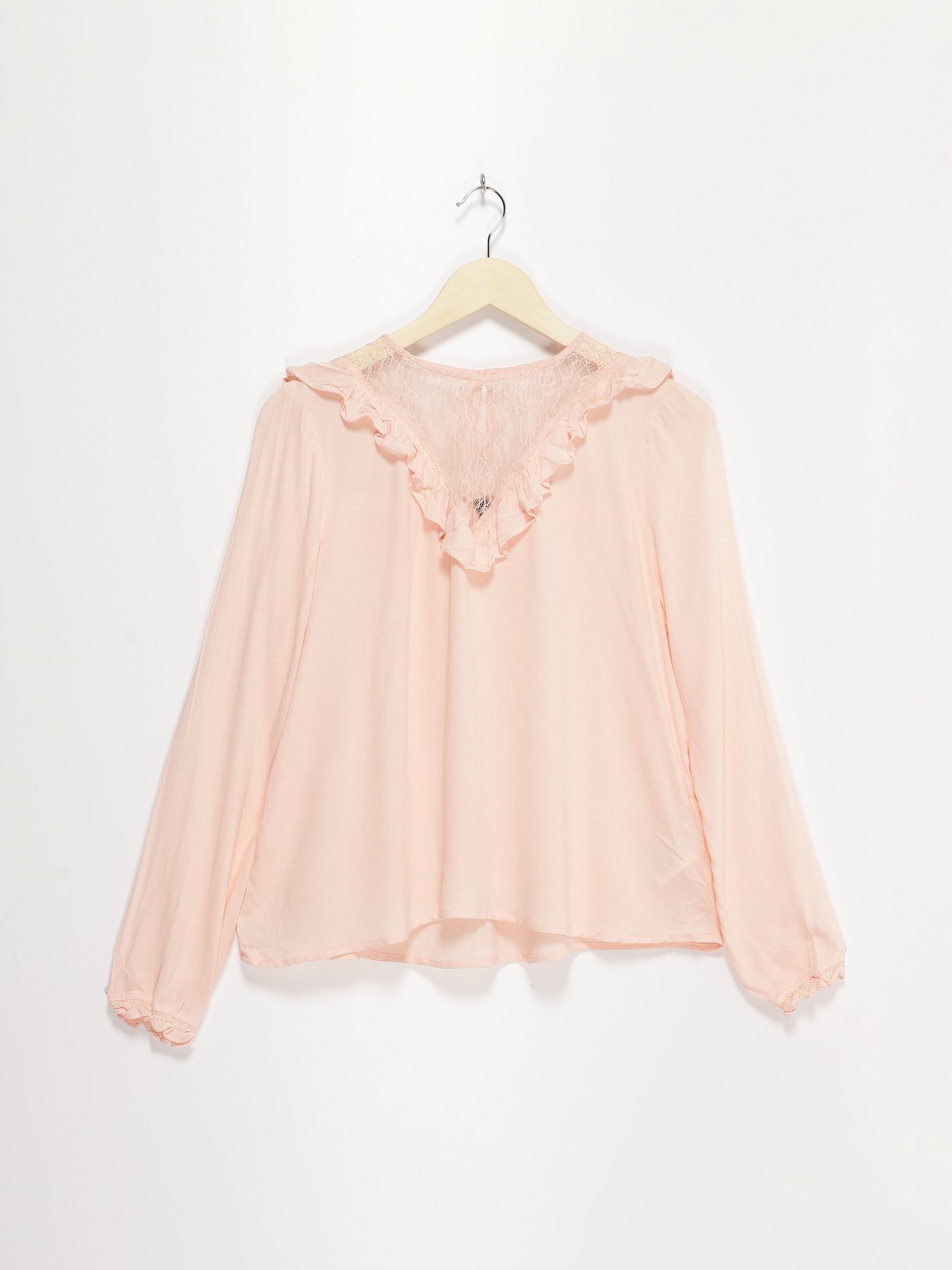 Блуза H&M модель 0457446_персиковий Фото