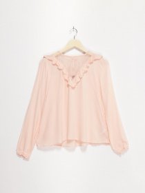 Блуза H&M модель 0457446_персиковий Фото