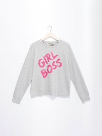 Свитшот H&M модель 0457926_сірий Фото