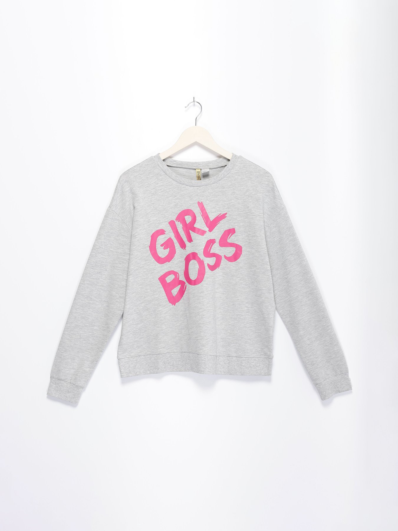 Свитшот H&M модель 0457926_сірий Фото