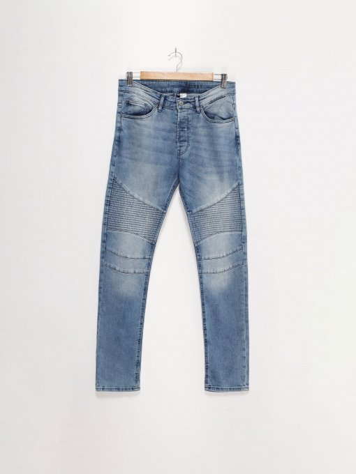 Прямі джинси H&M модель 0458428_с.блакитний Фото