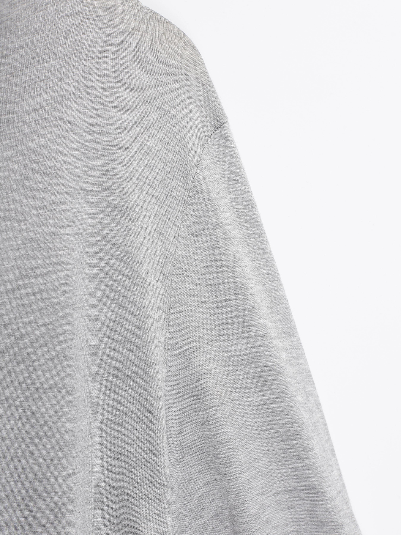 Лонгслив H&M модель 0461815_сірий Фото