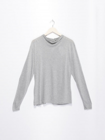 Лонгслив H&M модель 0461815_сірий Фото