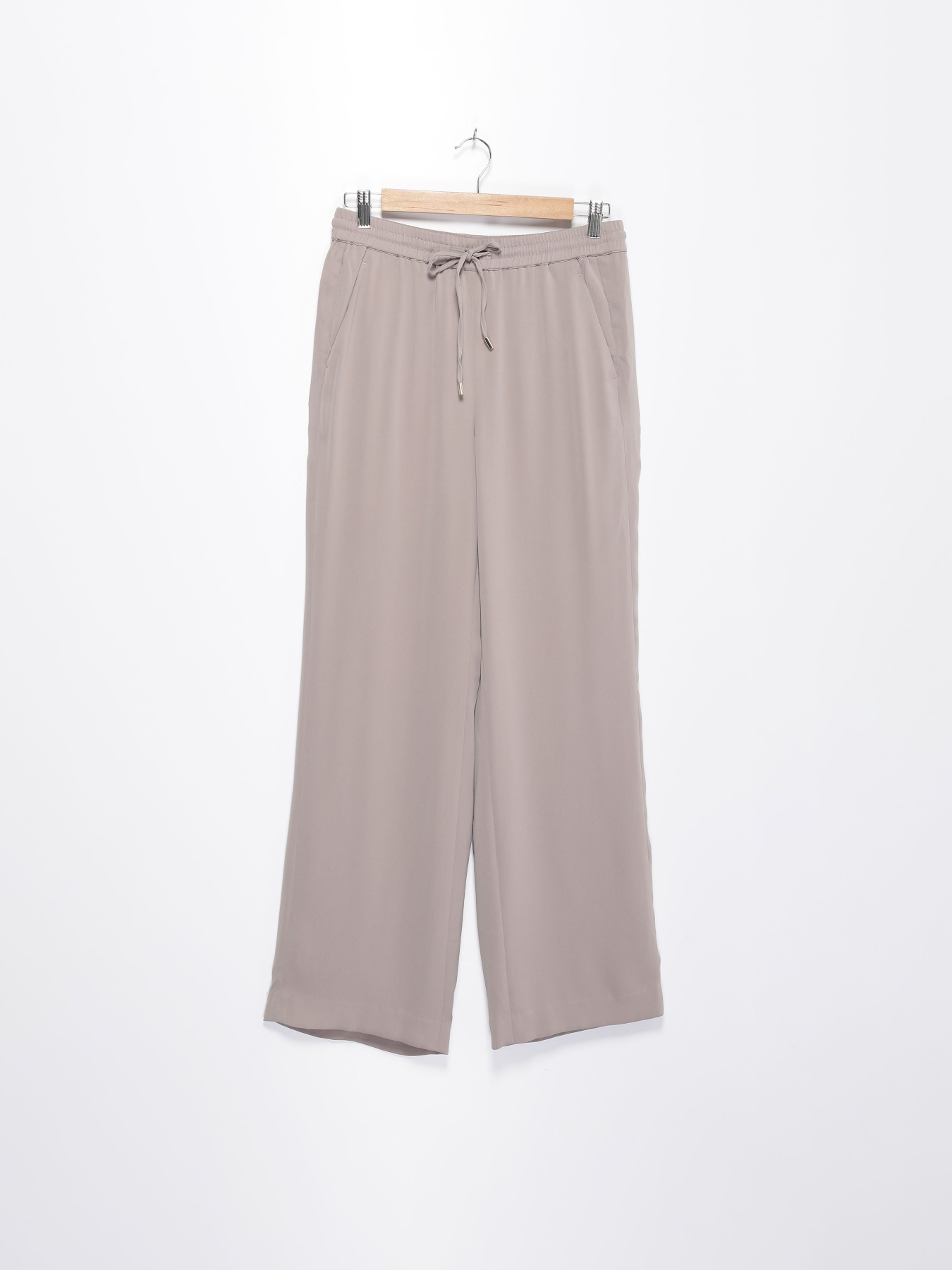 Штани повсякденні H&M модель 0462640_бежевий Фото