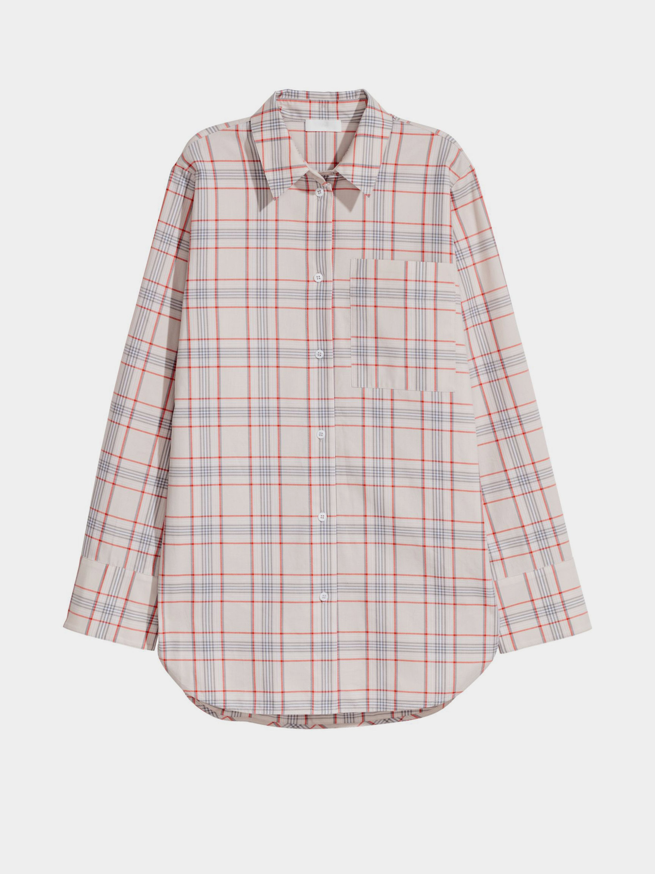 Рубашка H&M модель 0637422_комб. Фото