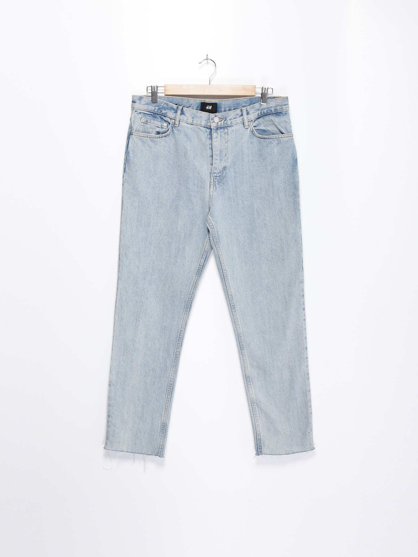 Прямі джинси H&M модель 0466579_с.синій Прямі джинси H&M модель 0466579_с.синій Фото