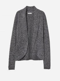 Кардиган H&M модель 0469682_чорний з білим Фото