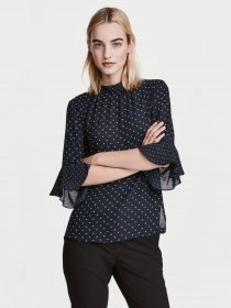 Блуза H&M модель 0471976_т.синій з білим Фото