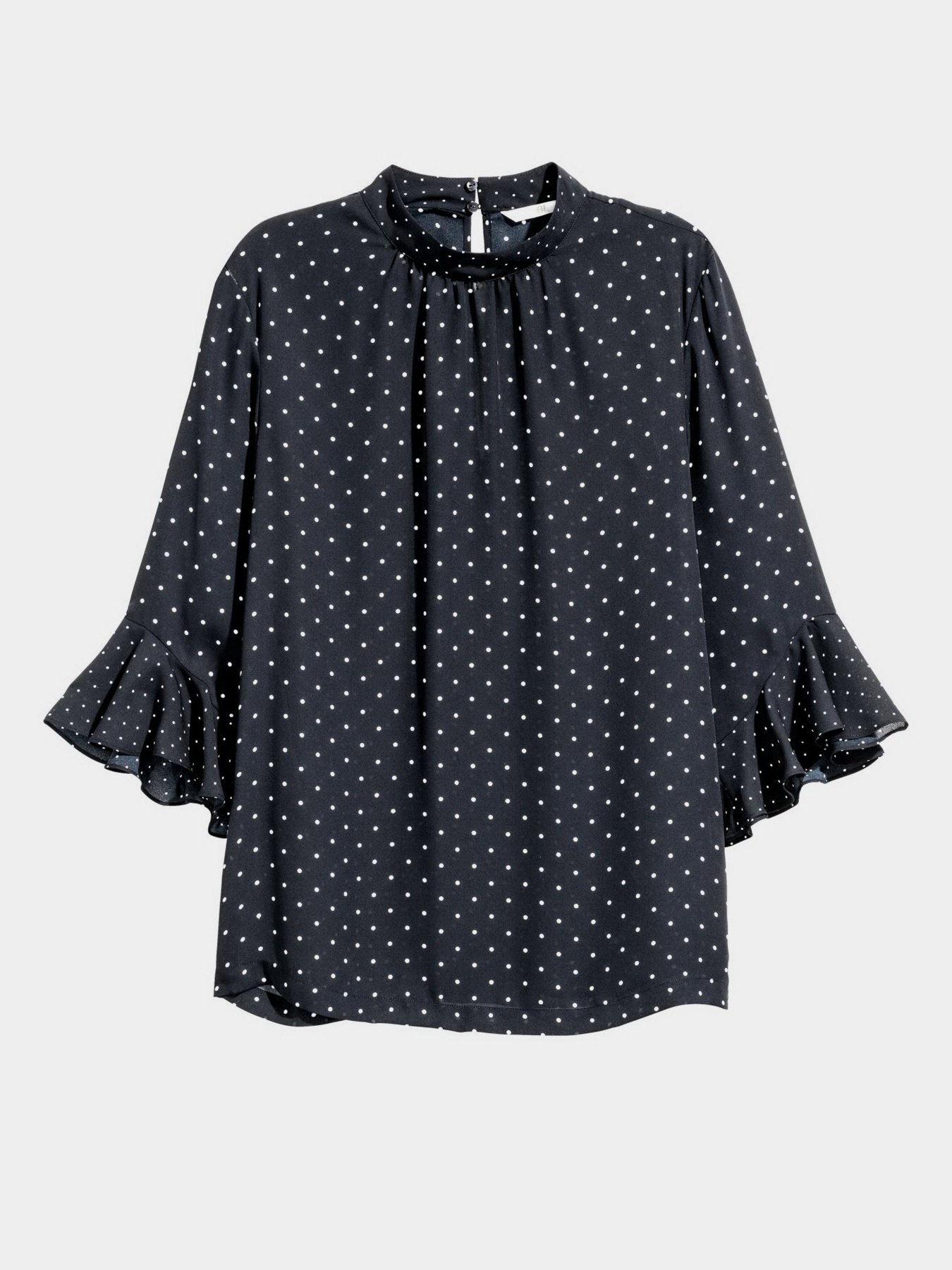 Блуза H&M модель 0471976_т.синій з білим Блуза H&M модель 0471976_т.синій з білим Фото