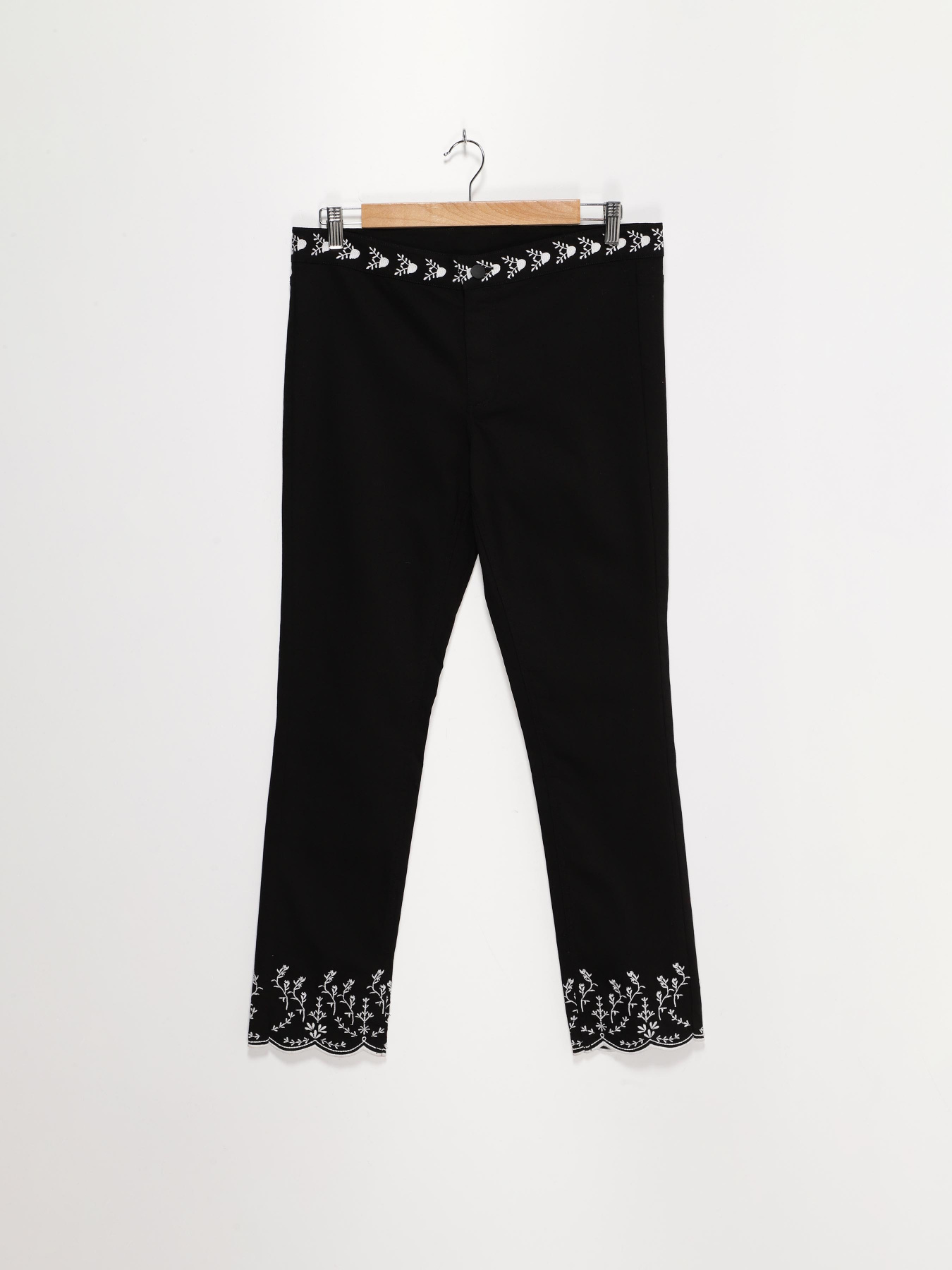 Брюки повседневные H&M модель 0476558_чорний Фото