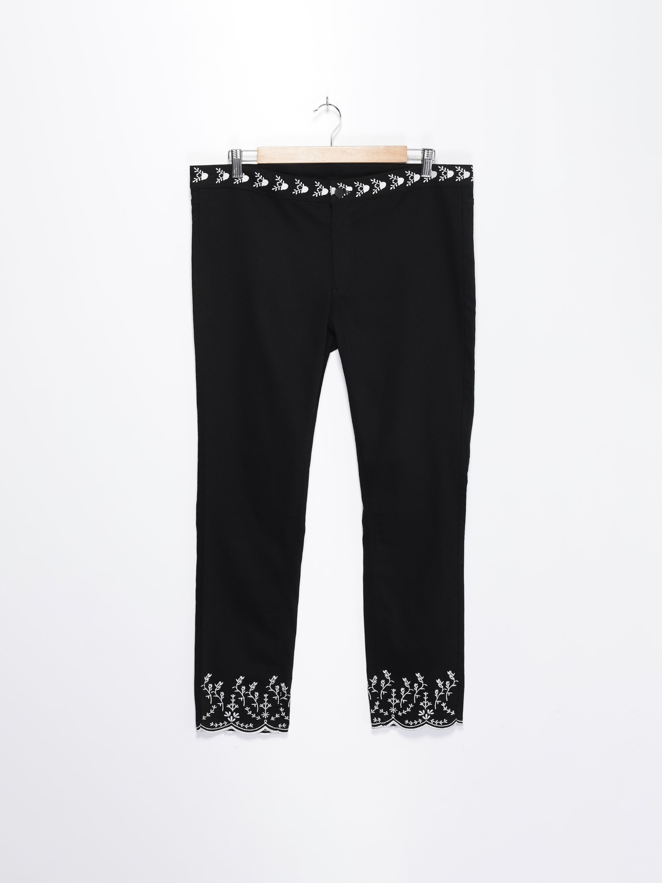 Повсякденні штани H&M модель 0476558_чорний з білим Фото