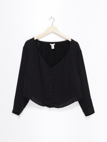 Кофта H&M модель 0477916_чорний Фото