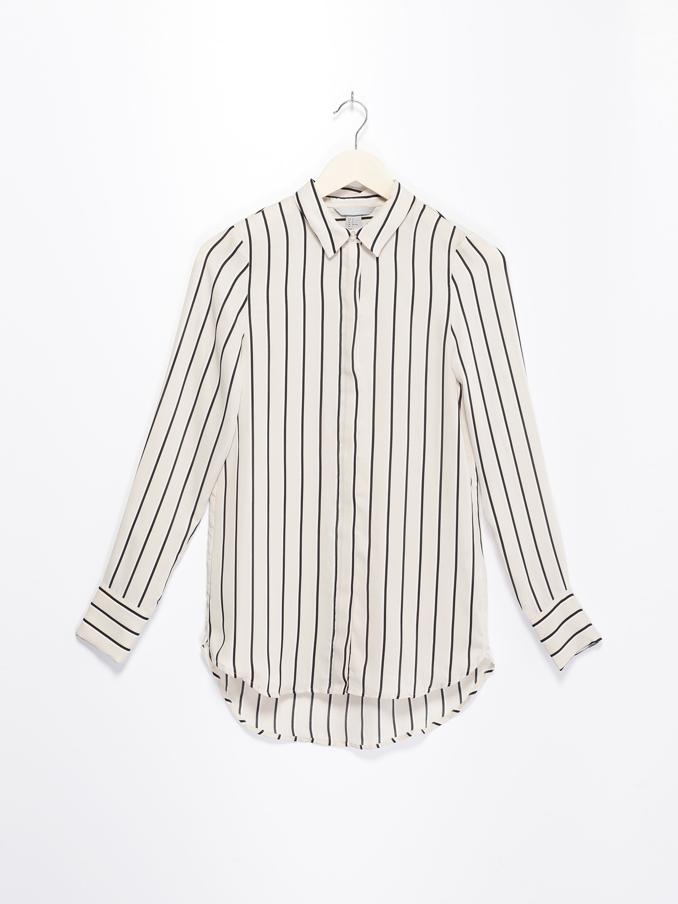 Блуза H&M модель 0478125_бежевий комб. Фото