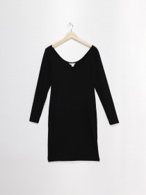 Платье мини H&M модель 0481465_чорний Фото