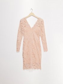 Сукня міні H&M модель 0483602_с.персиковий Сукня міні H&M модель 0483602_с.персиковий Фото