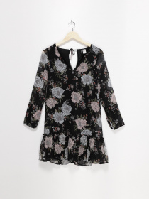 Сукня міні H&M модель 0489119_чорний комб. Сукня міні H&M модель 0489119_чорний комб. Фото