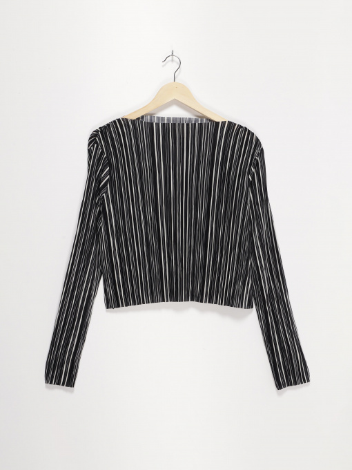 Блуза H&M модель 0489847_чорний комб. Фото