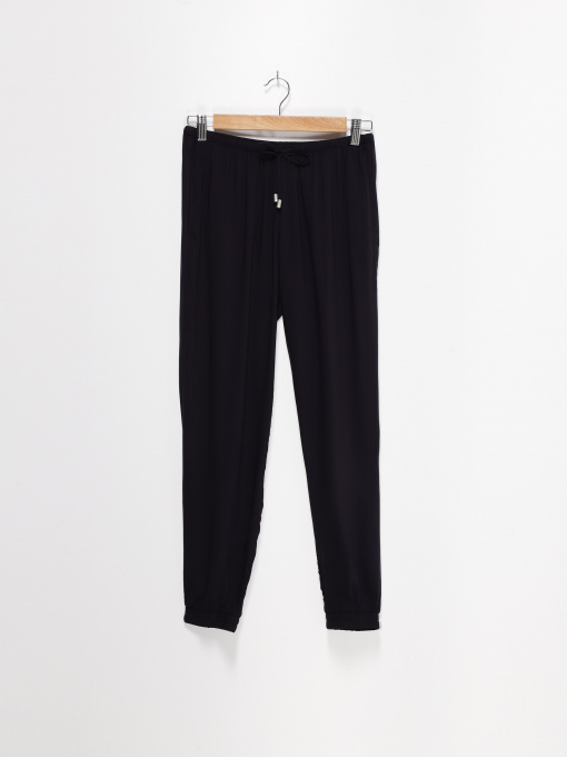 Повседневные штаны H&M модель 0490176_т.синій Фото