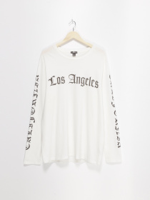 Лонгслив H&M модель 0494142_білий комб. Фото