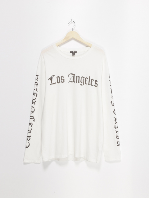 Лонгслив H&M модель 0494142_білий комб. Фото