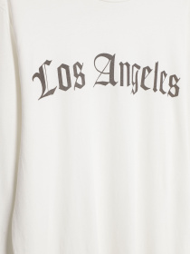 Лонгслів H&M модель 0494142_білий комб. Фото