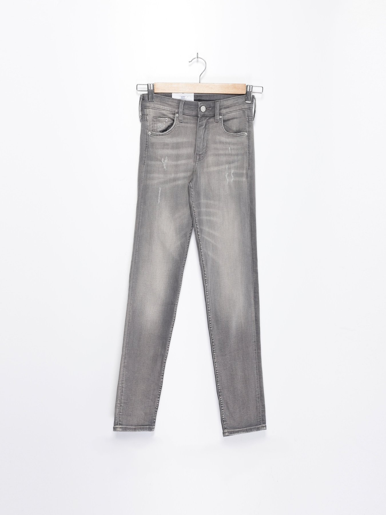 Прямые джинсы H&M модель 0496819_сірий Фото