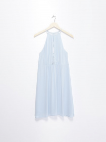 Платье мини H&M модель 0497751_блакитний Фото