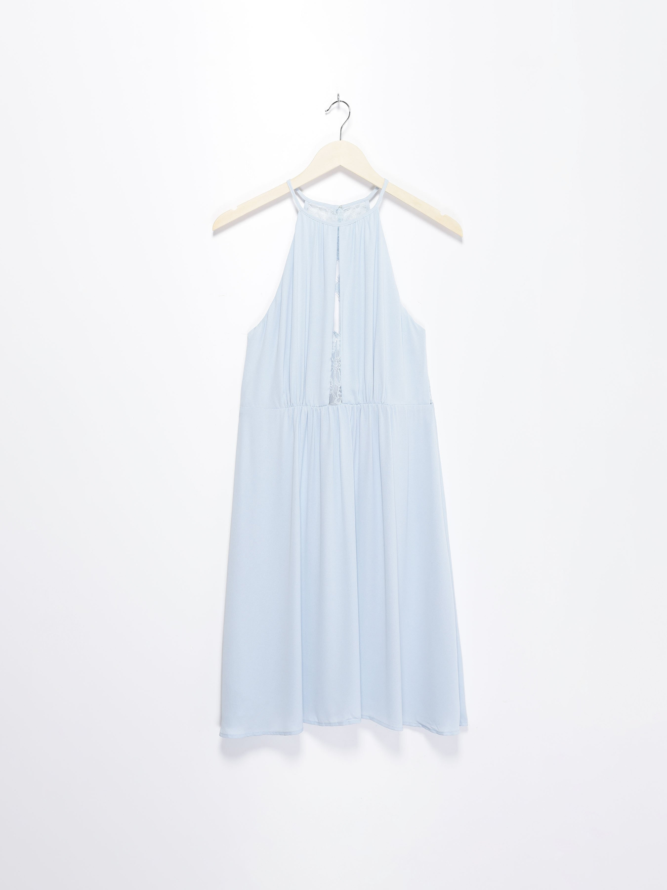 Сукня міні H&M модель 0497751_блакитний Сукня міні H&M модель 0497751_блакитний Фото