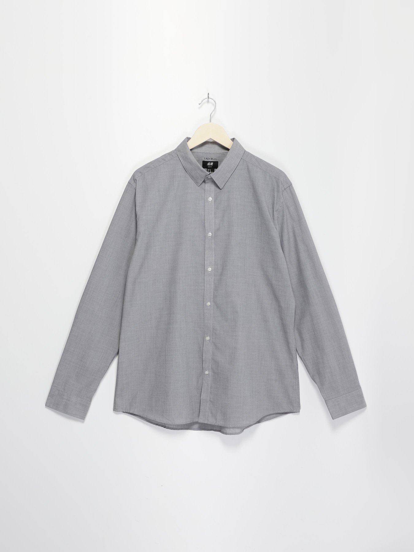 Сорочка H&M модель 0501616_сірий Фото