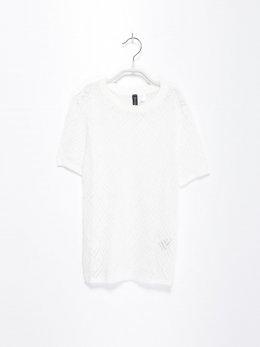 Футболка H&M модель 0502645_білий Фото