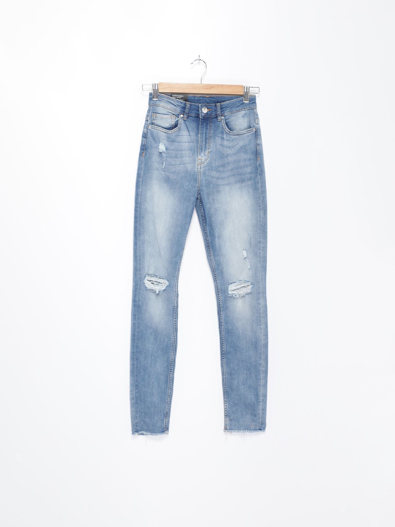 Прямые джинсы H&M модель 0506321_синій Фото