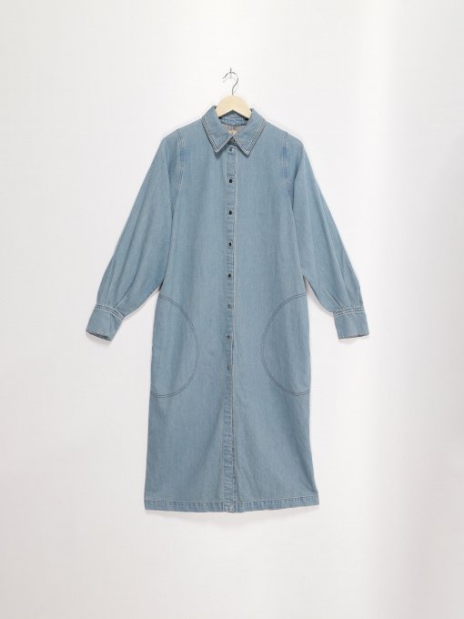 Платье мини H&M модель 0506363_с.синій Фото